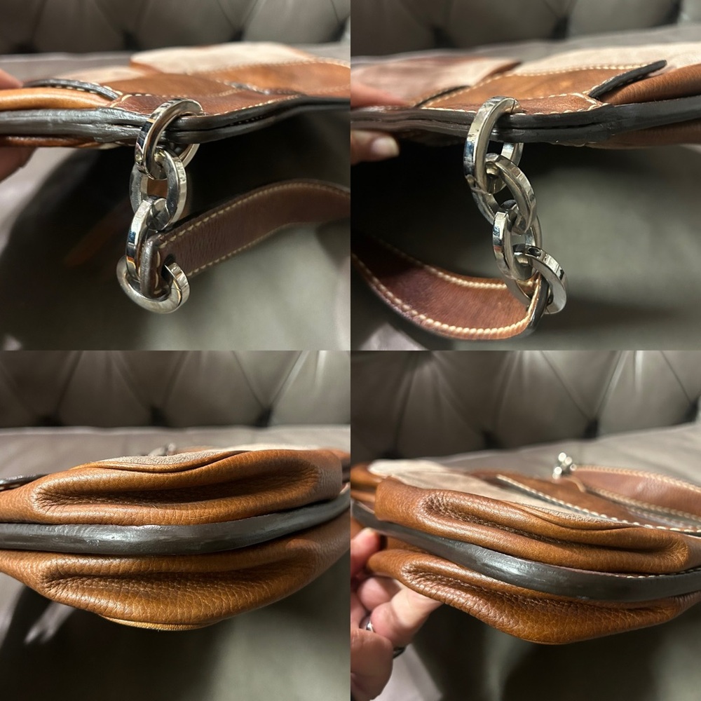 💥SOLD💥 Tod's Leather and Suede Shoulder Bag - Picture 10 of 15